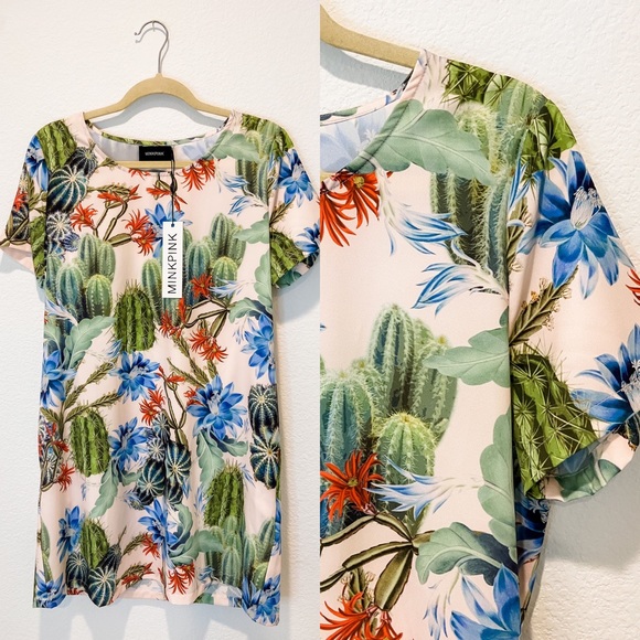 Such a Prick Printed Tee Dress - Picture 1 of 2